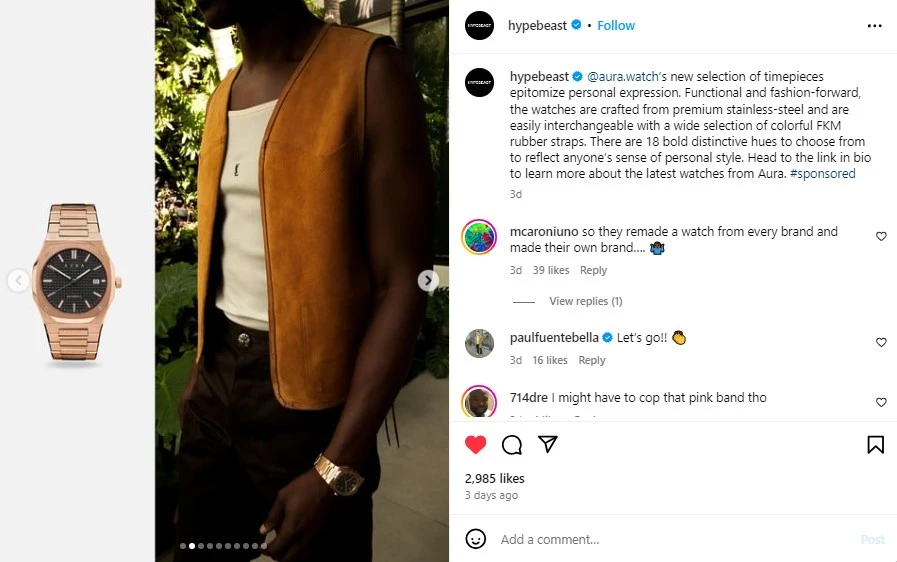Instagram carousel ads