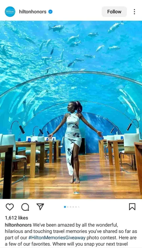 travel memory contest on Instagram