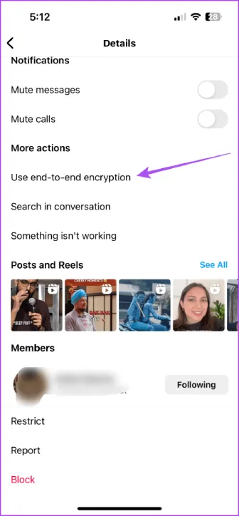 should I activate end to end encryption on Instagram?