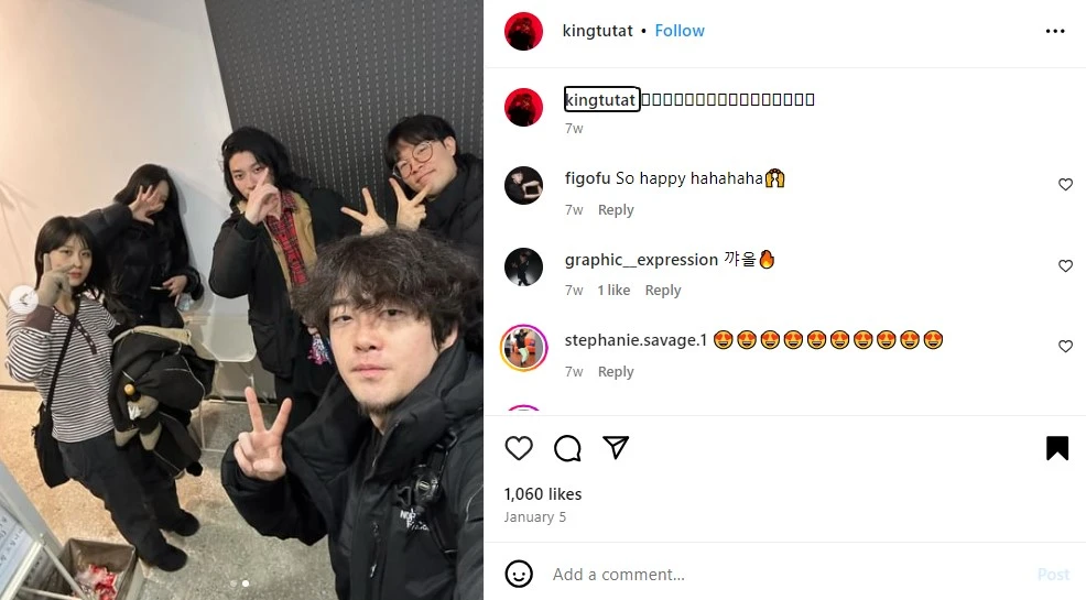 Kingtutart Instagram account 