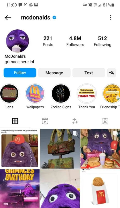 Instagram highlight stories