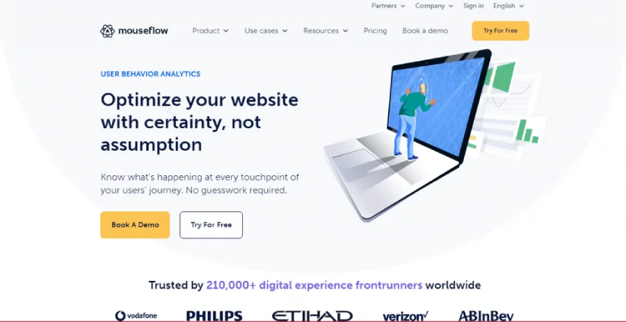 mouseflow landing page