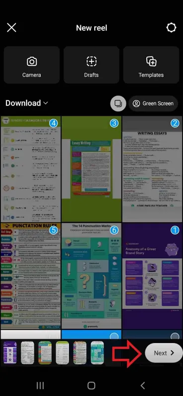 filters for Insta reels