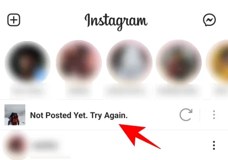 instagram schedule post error