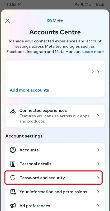 turn off 2fa on Instagram steps