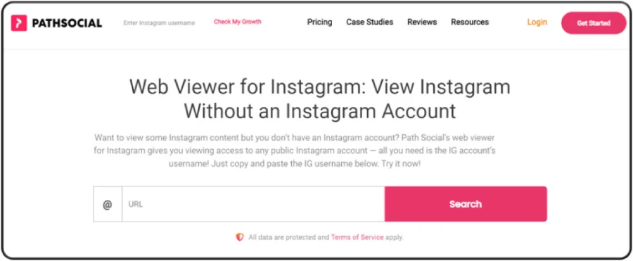 pathsocial Instagram web viewer