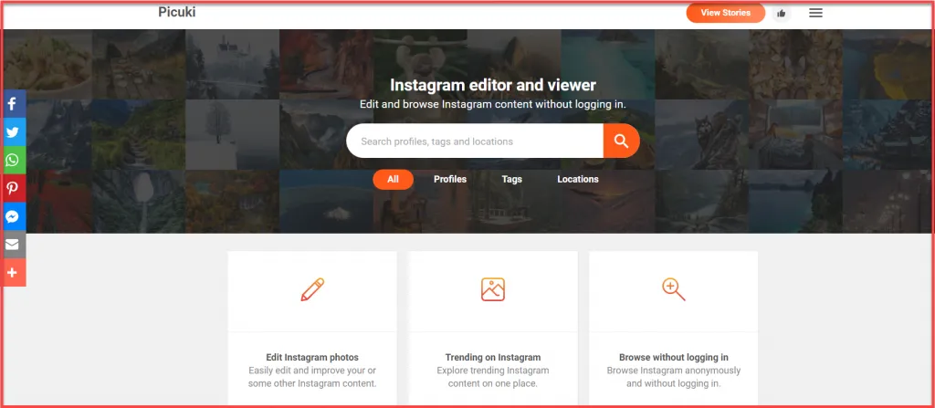 piknu instagram viewer tool