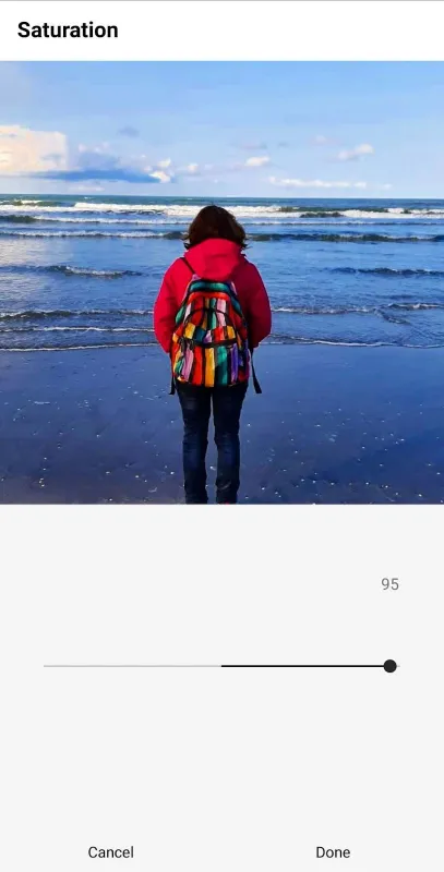 instagram saturation effect