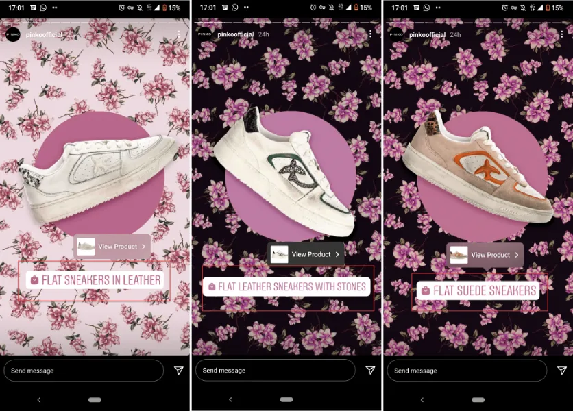 shop sticker on Instagram stories-min