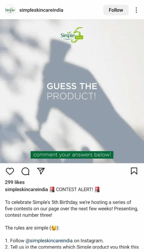 Guess product giveaway 