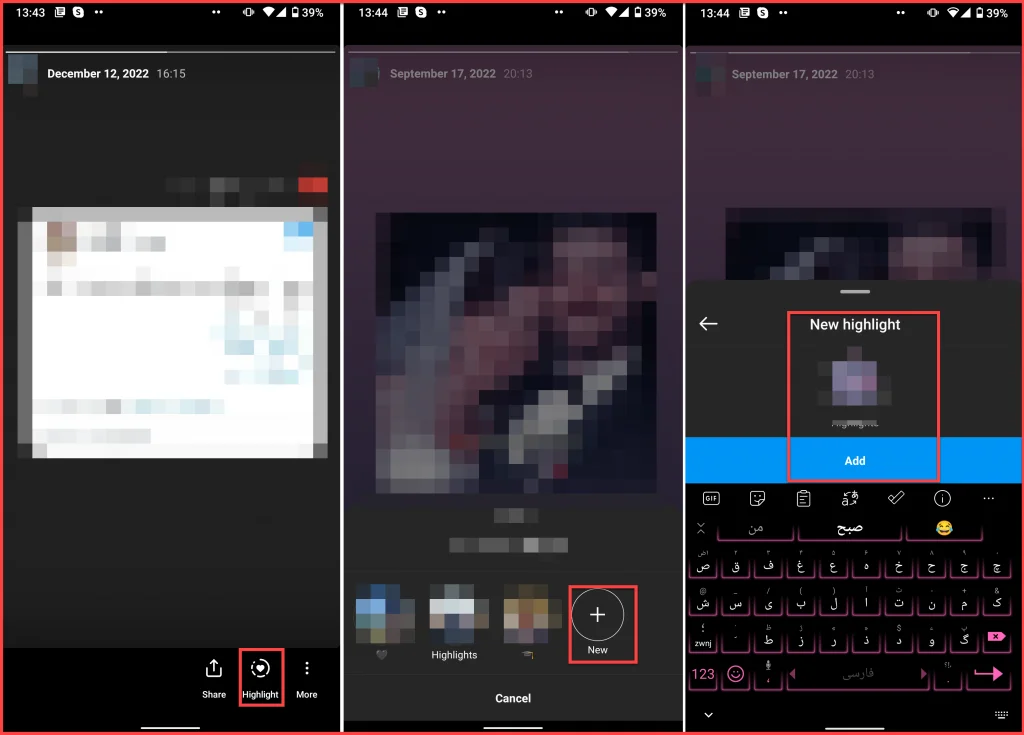 create instagram highlights