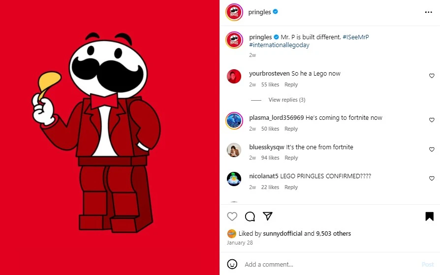 telling story through Instagram posts