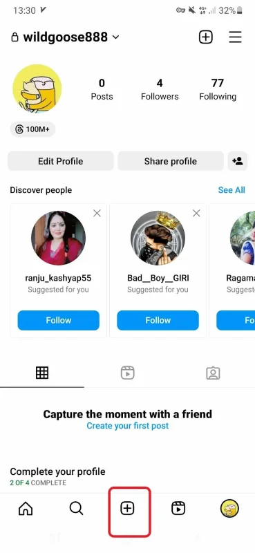finding Instagram drafts
