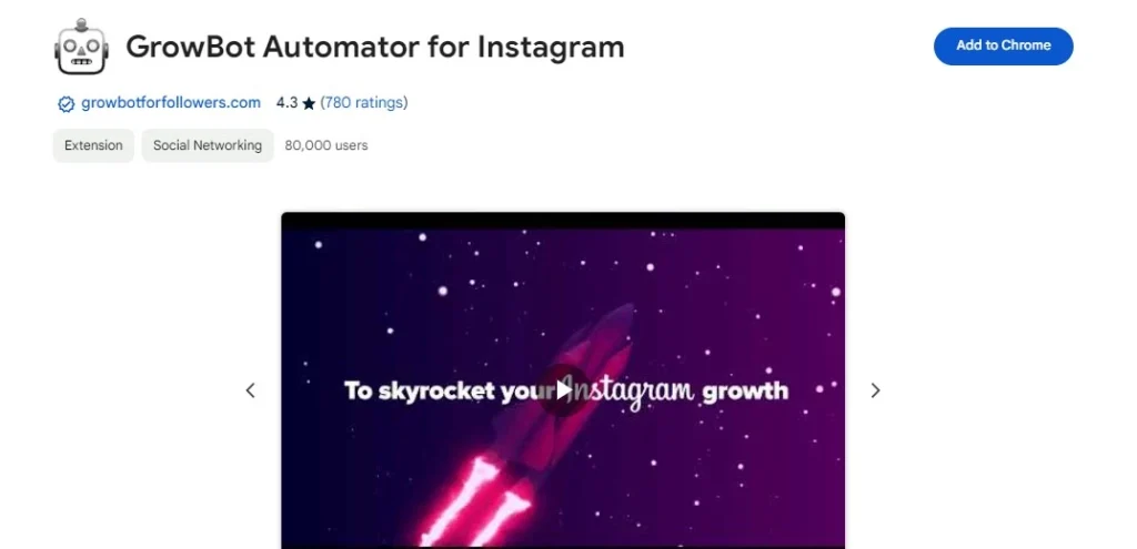 GrowBot chrome extension