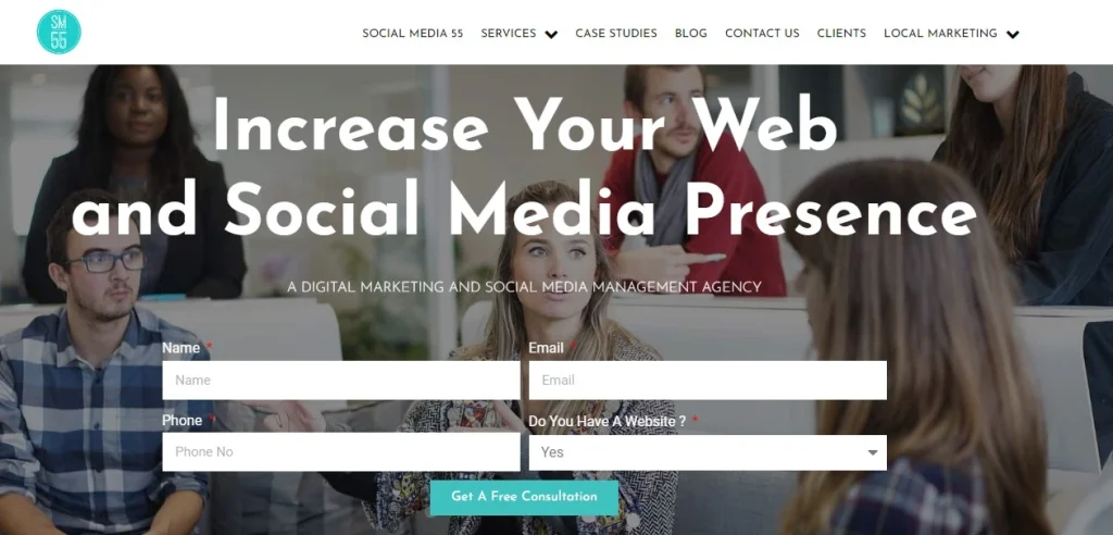 Social Media 55 agency