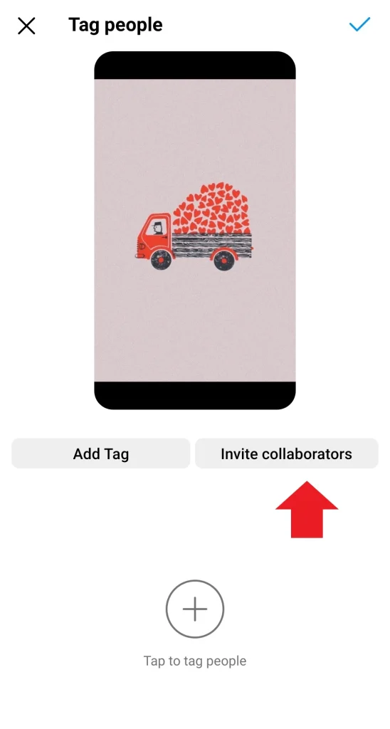 Invite collaborators on IG Reels