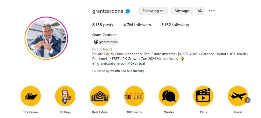 Optimized Instagram Profile