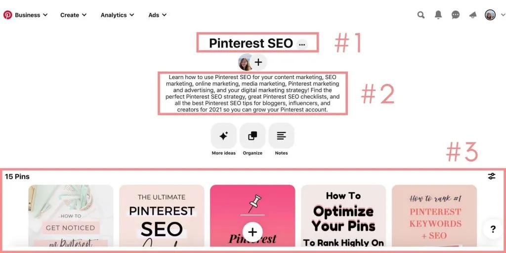 pinterest seo