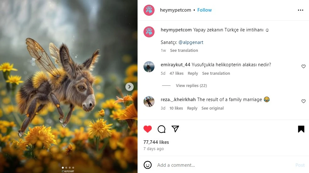 Visually appealing content on Instagram