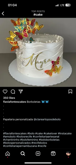 handmade cake hashtag
