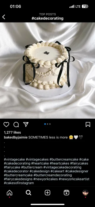 Custom cake  hashtags