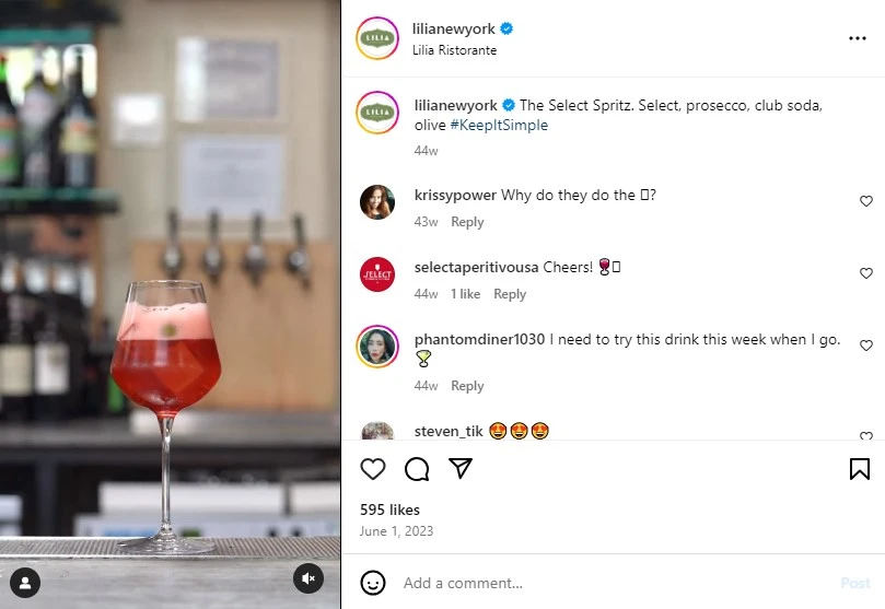 how-to tutorial reels on restaurant page