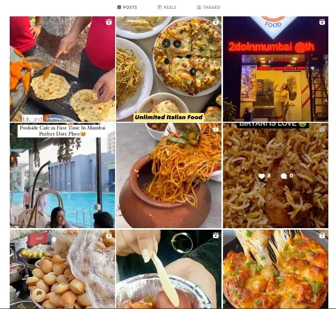 littleheavenfeel restaurant Instagram account