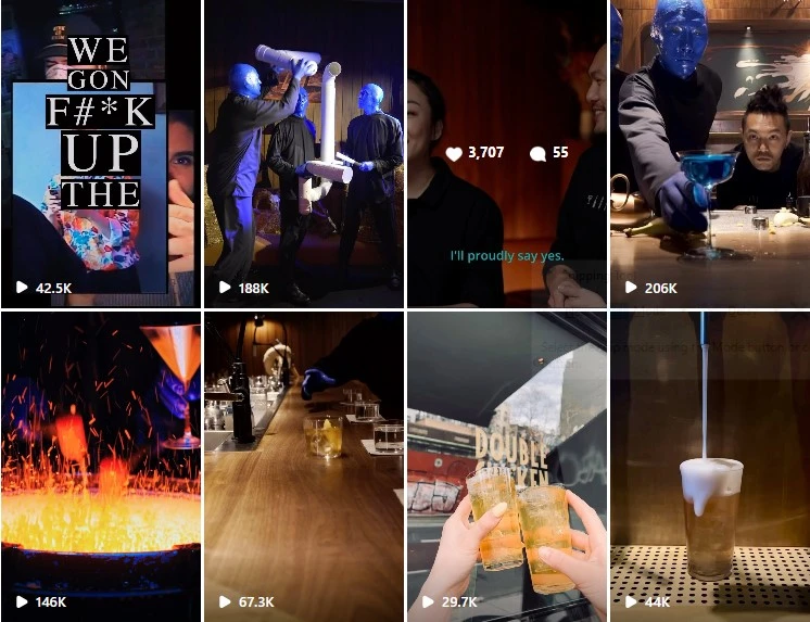 Pub reels on Instagram