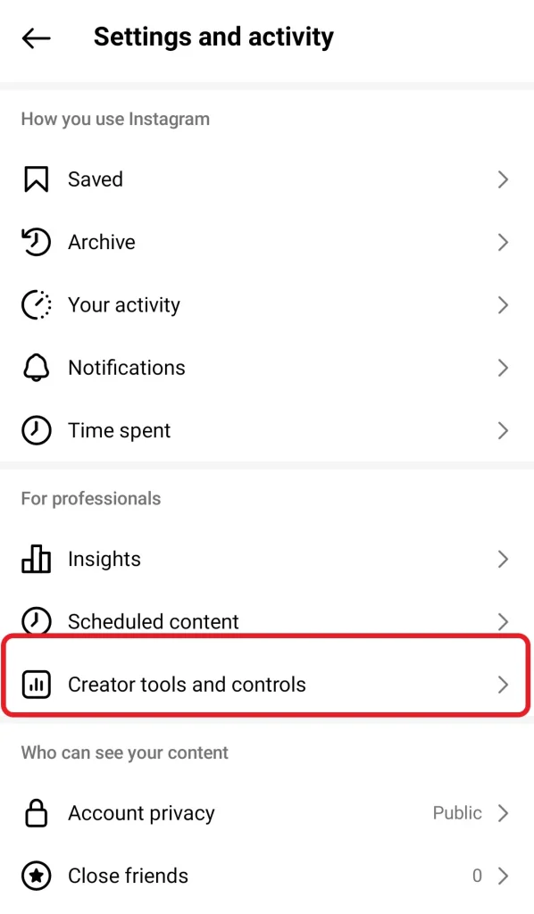 using saved reply on Instagram