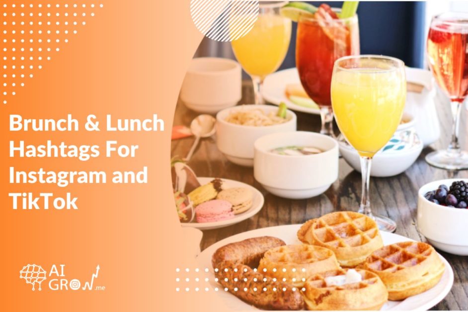 Brunch and lunch hashtags for Instagram