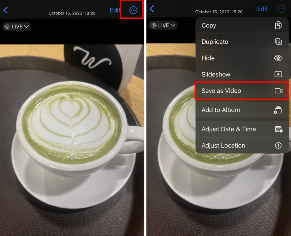 how to post live photos on Instagram as a video