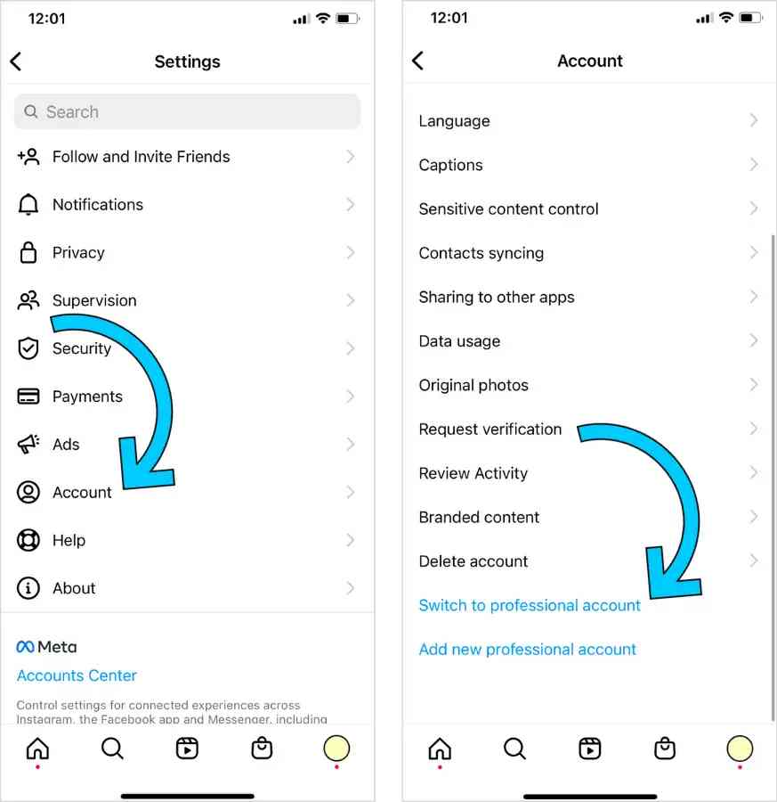 How to Create an Instagram Business Account- Second Step 