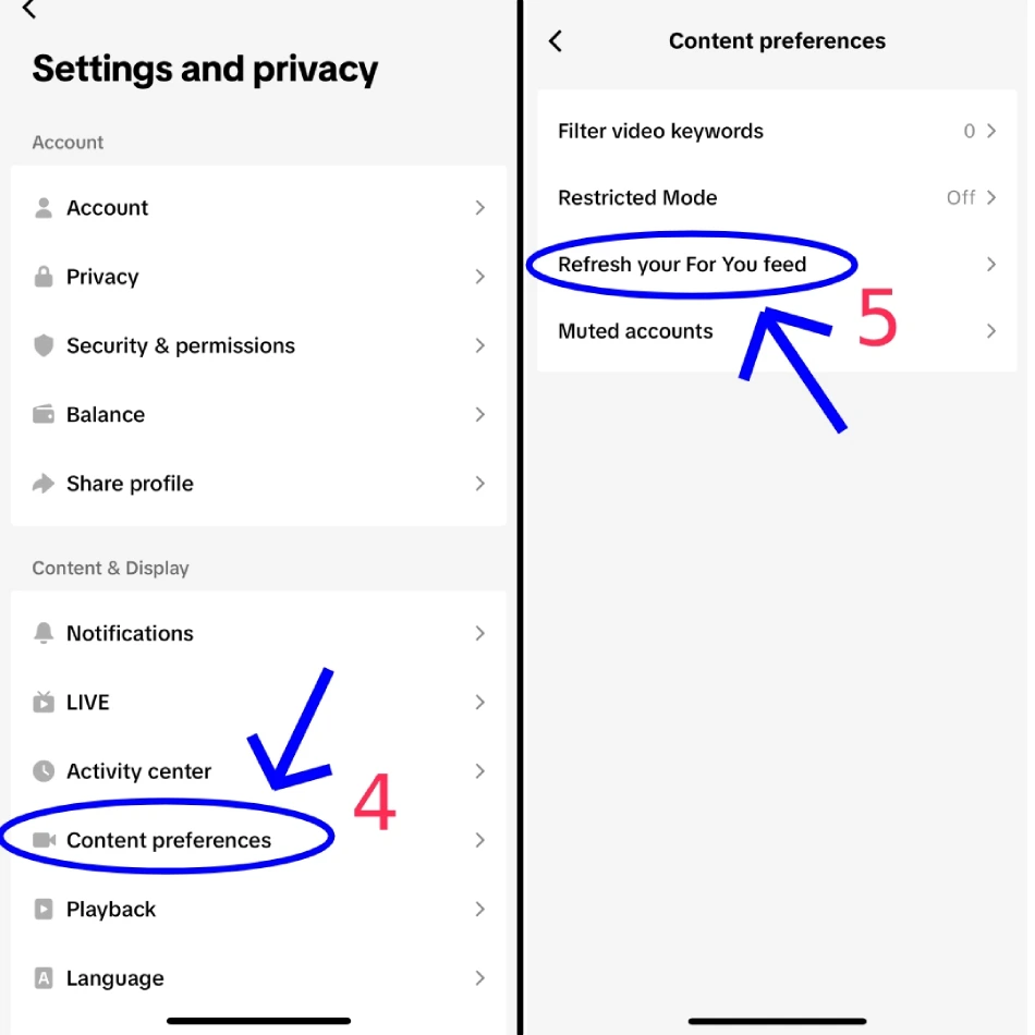 How to refresh your For You feed on TikTok