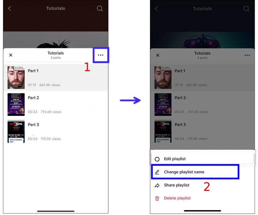 How to Change Playlist name on TikTok