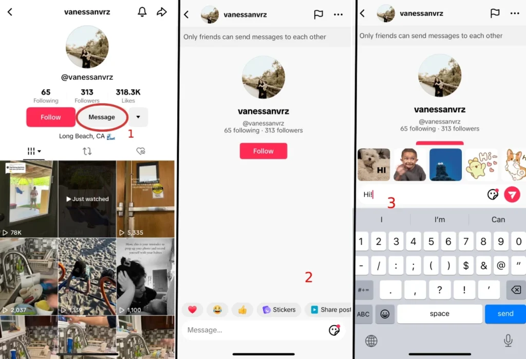 Message Someone on TikTok Without Them Following You