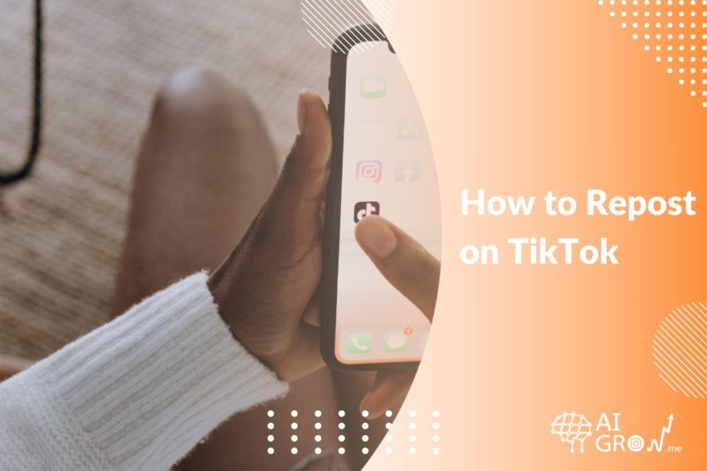 how to repost videos on TikTok
