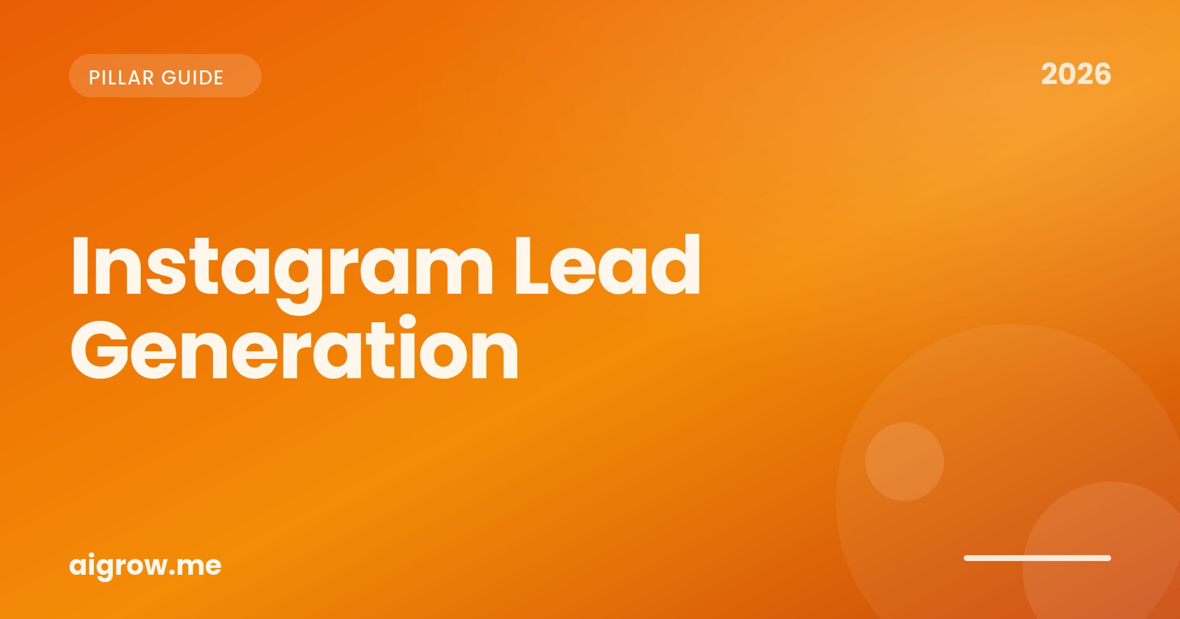 Instagram lead generation