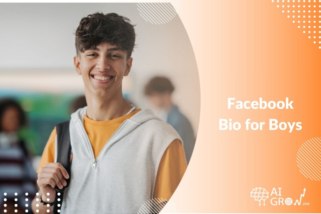 Facebook Bio for Boys